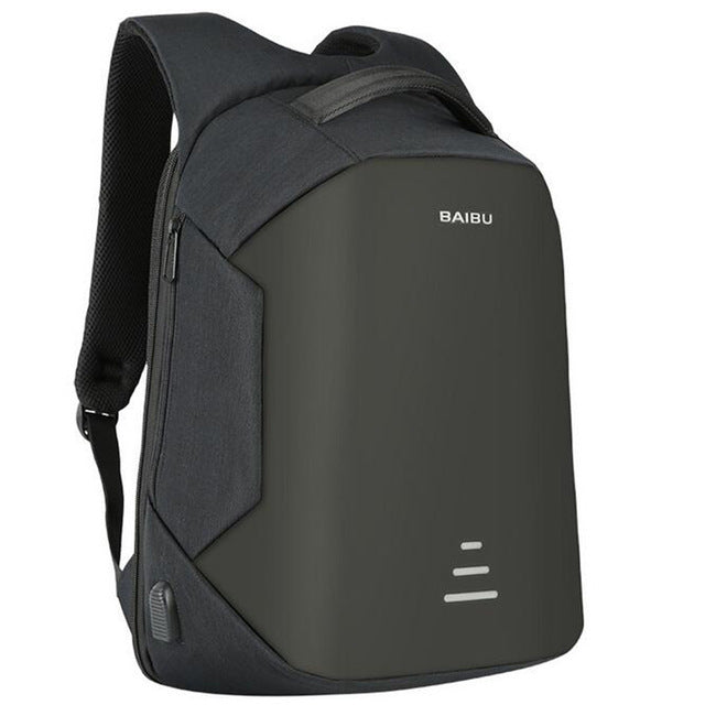 2017 Urban Backpacks Men USB Charge Laptop Backpack Minimalist Fashion Anti-theft Backpack Casual Mochila Waterproof Travel Bag